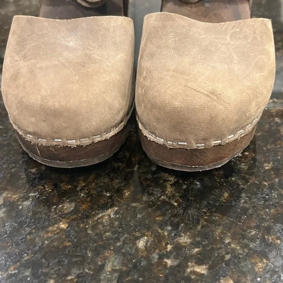 Lotta from Stockholm Swedish Tan Leather Clogs SIZE 37 - Picture 2 of 5